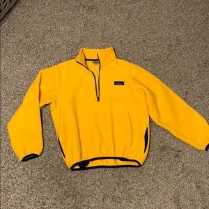 Sweater fleece half zip